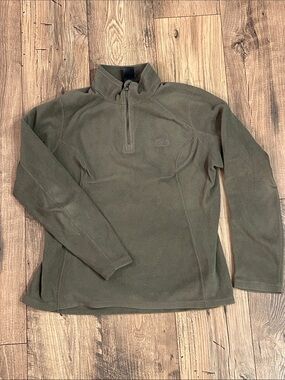 The North Face soft Brown Half-Zip Fleece Pullover